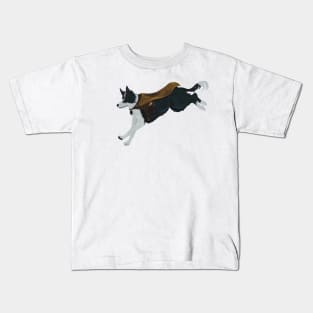 Border Collie as Fantasy Mage Kids T-Shirt